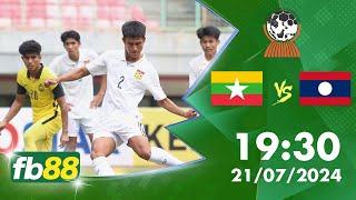 Dự đoán soi kèo chính xác U19 Myanmar vs U19 Lào, 19h30 ngày 21/7/2024