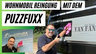 WOHNMOBIL REINIGUNG  mit PUZZFUXX Reinigungstuch für Wohnmobile, Kastenwagen, Haushalt und Hygiene