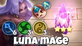 LUO YI MAGE DOUBLE BLESSING +GREAT DRAGON SPEAR!! MAGIC CHESS MOBILE LEGENDS