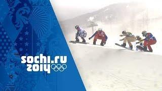 Amazing Big Final - Pierre Vaultier Wins Snowboard Cross Gold | Sochi 2014 Winter Olympics