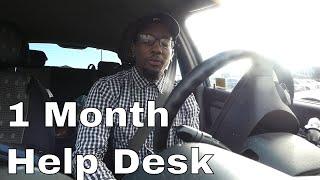 1 Month on the Help Desk, Working Full Time, Self Improvement Vlog, Information Technology