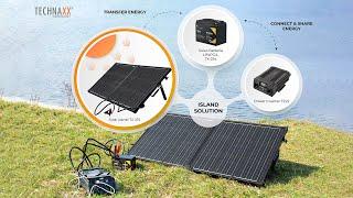 Technaxx Island Solution - Solar Panel/Inverter/Battery - Limitless Energy