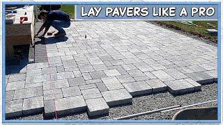 How To Square, Screed & Lay Concrete Pavers (DIY)