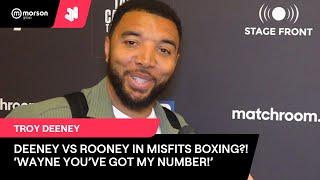 TROY DEENEY VS WAYNE ROONEY IN MISFITS BOXING?! 'WAYNE YOU'VE GOT MY NUMBER YOU KNOW WHAT TO DO!'