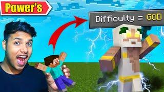 Minecraft God Gives Me Ultimate Powers ( part 1 )