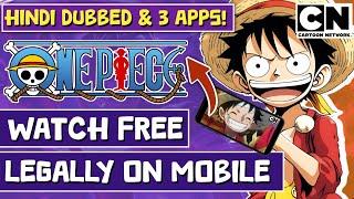 Watch One Piece Hindi Dubbed Free In Mobile Legally! & Regional Dubs Also ( CN India Live )