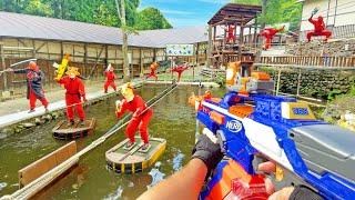 Nerf War | Amusement Park Battle 16 (Nerf First Person Shooter)