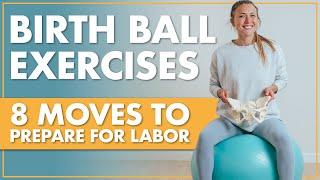 Best BIRTH BALL Techniques to Prepare For Labor + Induce Labor Naturally
