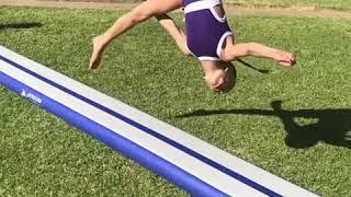 Gymnastics Aerial with Ruby Kate on Little Gym Shop Air Beam