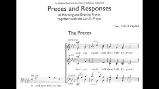 Richard Shephard - Preces and Responses (score video)