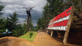 FPV Drone vs MTB⎮ Chasing down JUMP line⎮La Muelona Bike Park 