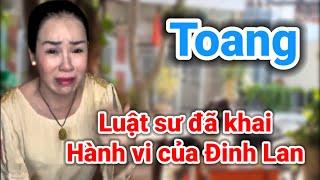 Luật sư đã khai nhận hành vi cấu kết của Đinh Lan và đồng bọn | Gấc Việt