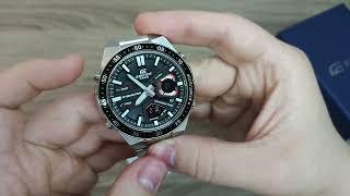 HOW TO ADJUST / SET TIME AND DATE CASIO EDIFICE EFV-C110D-1A4VEF