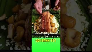 Nghệ thuật gói bánh tét bằng lá cỏ tranh