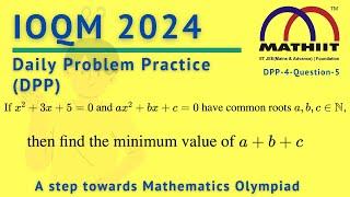 IOQM Problem Practice | DPP for IOQM | Maths Olympiad for Class 8 9 10 | Online IOQM Coaching