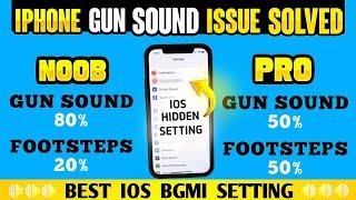 BGMI iphone "High Gun Sound" Solution & Increase Footsteps • Pubg Mobile ios Tips/Tricks