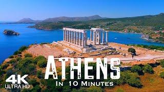 ATHENS IN 10 MIN  Αθήνα Drone Aerial 4K 2024 | GREECE Ελλάδα