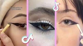 Eyeliner makeup tutorial tiktok compilation | eye makeup tutorial