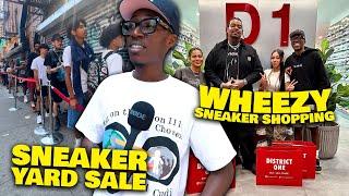 Sneaker Shopping with Wheezy + Sneaker Yard Sale in NYC