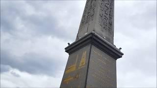 An Ancient Egyptian Obelisk  in Paris