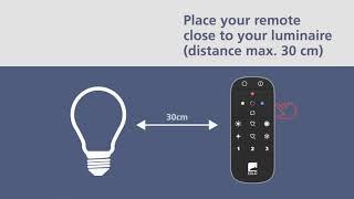 EGLO connect Z   How to pair a light bulb with the remote control