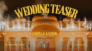 Beautiful South Indian Wedding Teaser 2024 | Kaushik & Garima's Big Day | KB Studio Productions