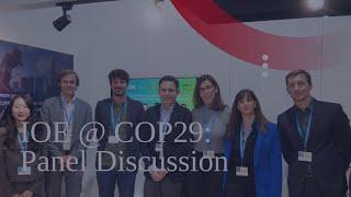 IOE @ COP29: Partnering to create economic, social & natural value under a green & just transition