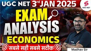 UGC NET Economics Analysis 2025 | UGC NET Economics Paper 2 Analysis(3rd Jan, Shift 2) By Madhav Sir