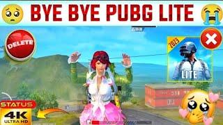 Bye Bye Pubg Lite  || Delete Pubg Lite  @GamoBoy@LouWanGaming @GujjarXyt