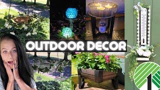 DIY DOLLAR TREE OUTDOOR DECOR | JAW DROPPING  EASY DIY'S