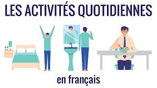 French daily routine vocabulary – vocabulaire 25