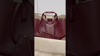 Polène Paris Cyme in new color Textured Black Cherry Unboxing  #polene #poleneparis