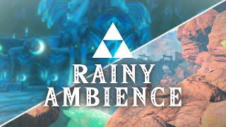 Zelda | Rainy TOTK Towns | Ambience [10 Hours]