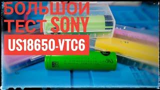 Тест высокотокового аккумулятора Sony US18650-VTC6 3000 mAh 30 A