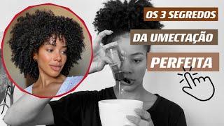 Forma CORRETA de fazer umectação! | Cabelo cacheado e crespo