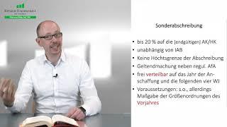 § 7g EStG I Grundlagen zur Sonderabschreibung - Alexander Horst