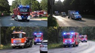 [Drohender Dammbruch] Einsatzfahrten in Leichlingen am 20.07.2021