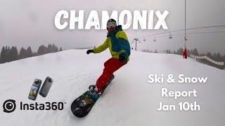 CHAMONIX Ski and Snow Report week 6 | A transition week... #insta360x4