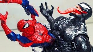 Venom Control Spider-man and Take Revenge on Gwen Stacy In Spider-verse | Figure Stop Motion