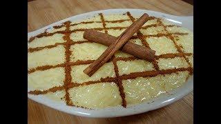 Arroz doce cremoso.