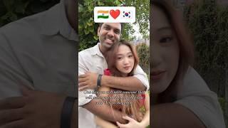 Indian ️ korean couple#indiakorea #indianinkorea #korea #korean #bts #kdrama #koreandrama