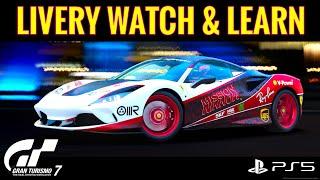 Gran Turismo 7 - Livery Watch and Learn