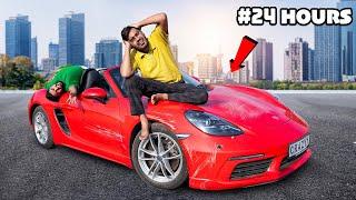 24 Hours in My Boxster Challenge + BIG SURPRISE | 24 घंटे इस से बाहर से नहीं आ सकते