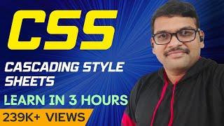 LEARN CSS IN 3 HOURS || CASCADING STYLE SHEETS FOR BEGINNERS