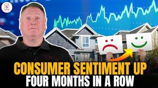 Consumer Sentiment Up Four Months in a Row