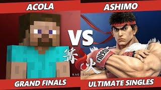 Kagaribi 7 GRAND FINALS - Acola (Steve) Vs. Ashimo (Ryu) SSBU Ultimate Tournament