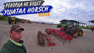 И Horsch не вечен. Сделал ещё 24 гектара и встаю на замену подшипников катка.