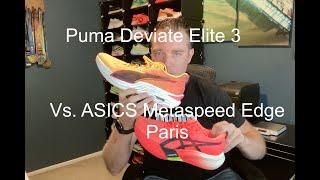 ASICS Metaspeed Edge Paris vs Puma Deviate Nitro Elite 3 comparison: Track test