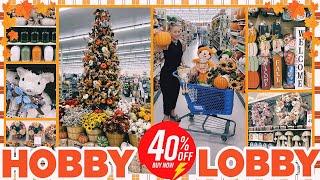 HOBBY LOBBY 40% Off FALL 2024 Collection Shop With Me!! Biggest Fall Home Decor Collection!!