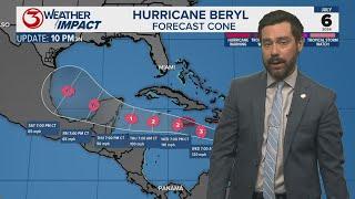 Hurricane Beryl: Projected path of the major hurricane with possible impacts in the Gulf of Mexico